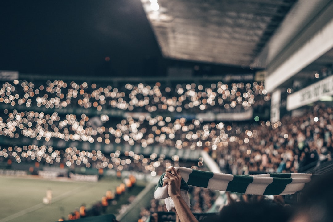 soccer stadium celebration